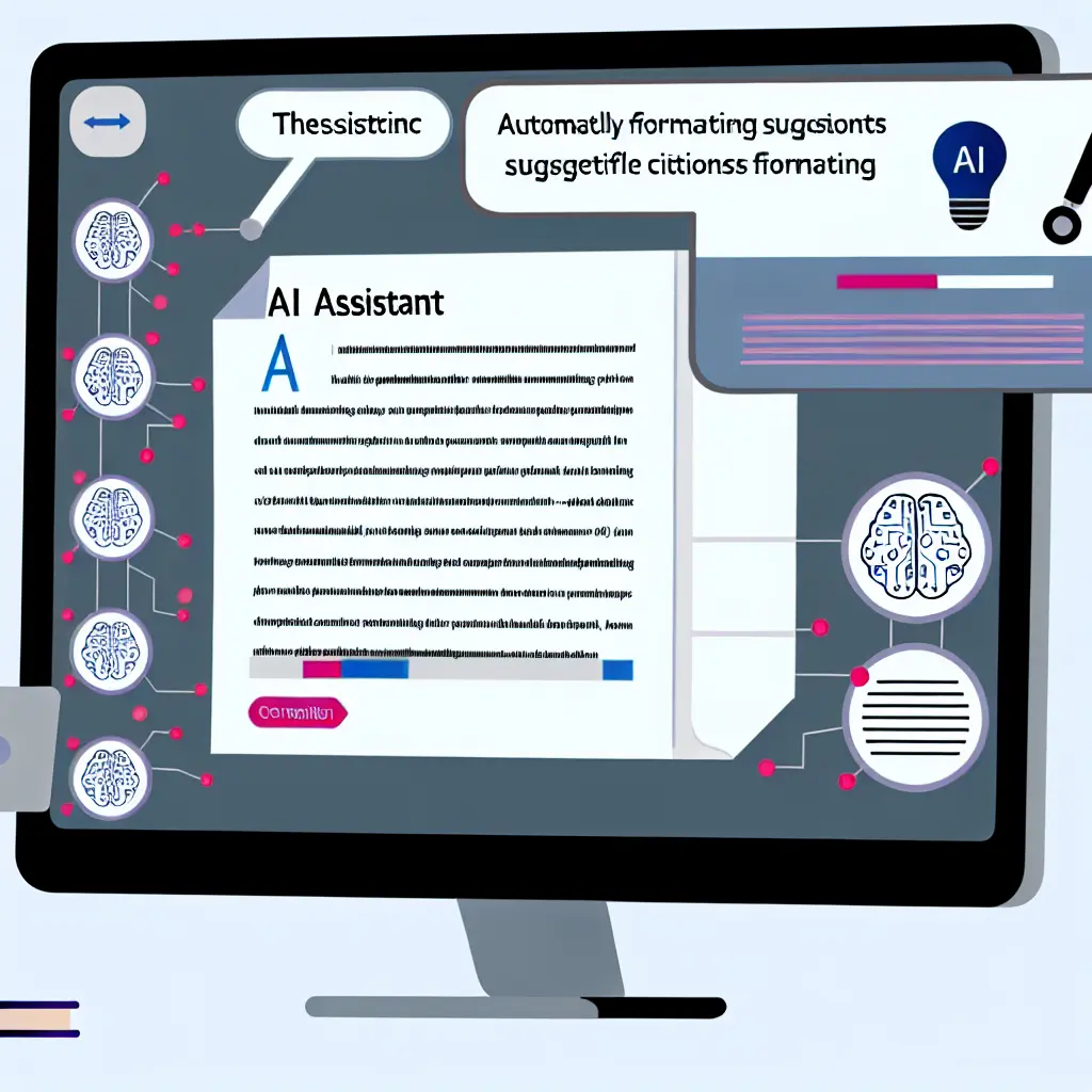 Automação académica com IA - Interface futurista de sistema de formatação automática