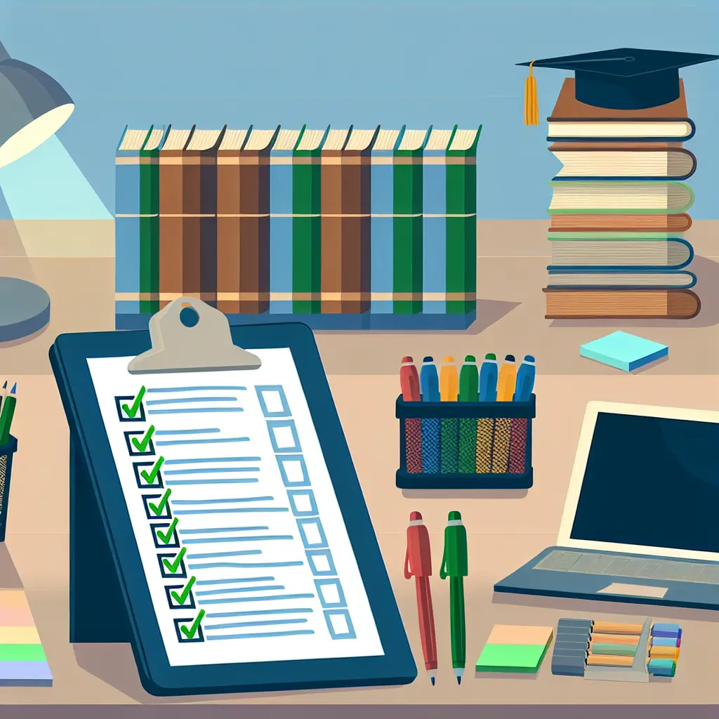 Estudante universitário planeando metodologia de investigação com ferramentas digitais e analógicas