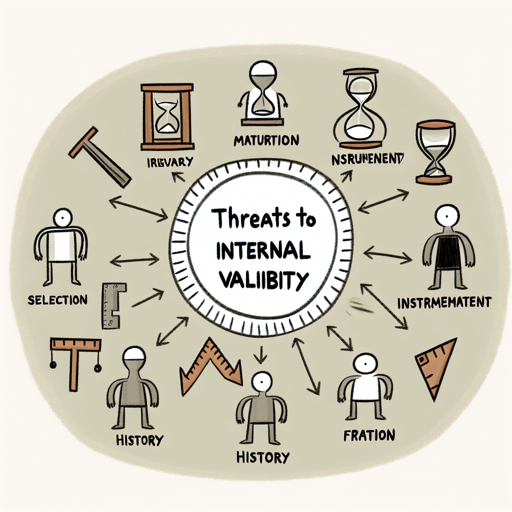 Ameaças à validade interna desenhadas de forma simples