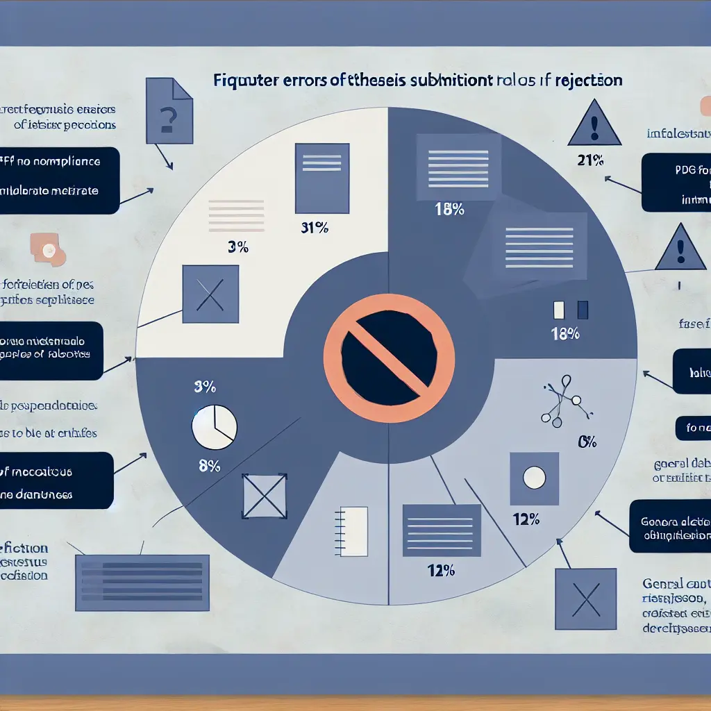 Gráfico circular mostrando os 10 principais erros de submissão e suas percentagens
