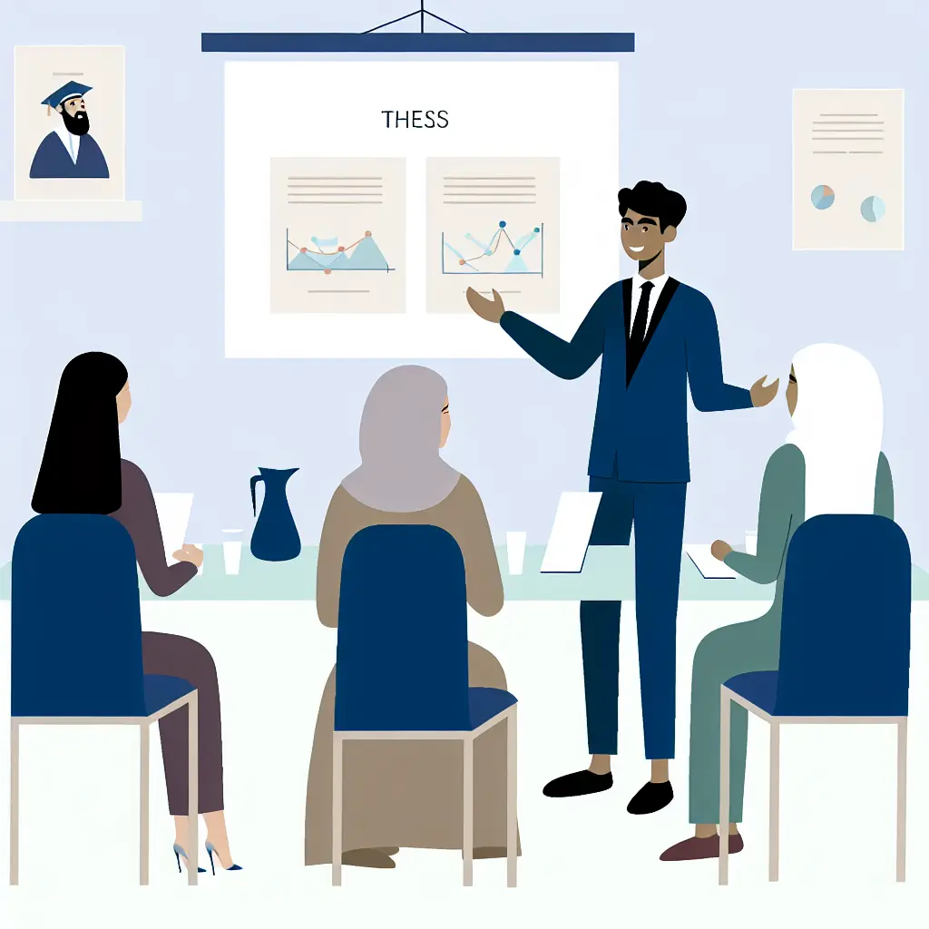 Defesa de tese numa universidade portuguesa com júri académico avaliador