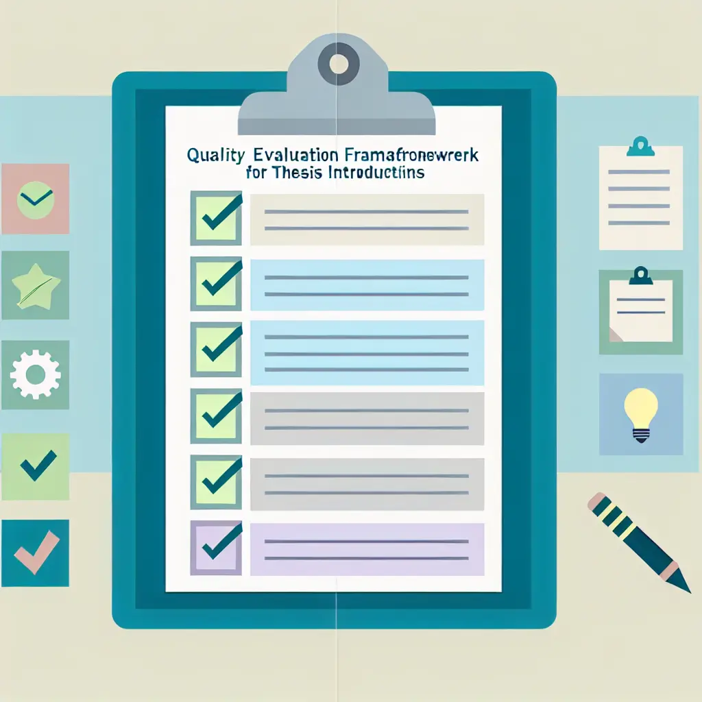 Checklist visual para avaliar a qualidade de uma introdução de tese