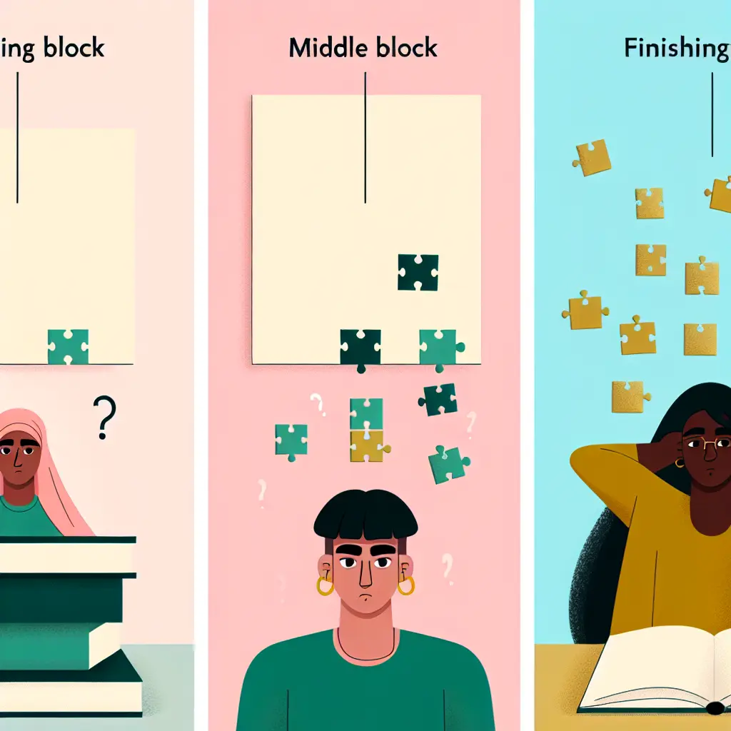 Os três tipos de bloqueio no TFC: início, meio e finalização