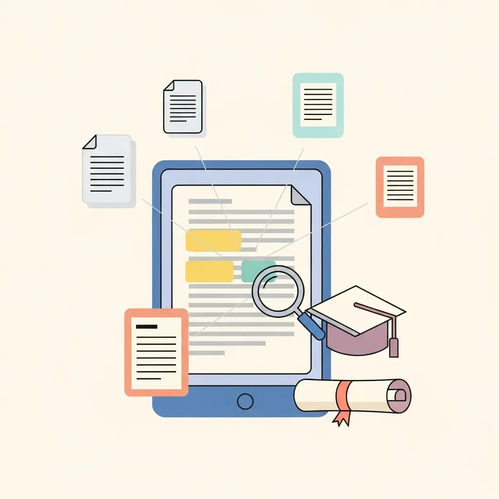 Conceito de deteção de plágio com inteligência artificial no contexto académico