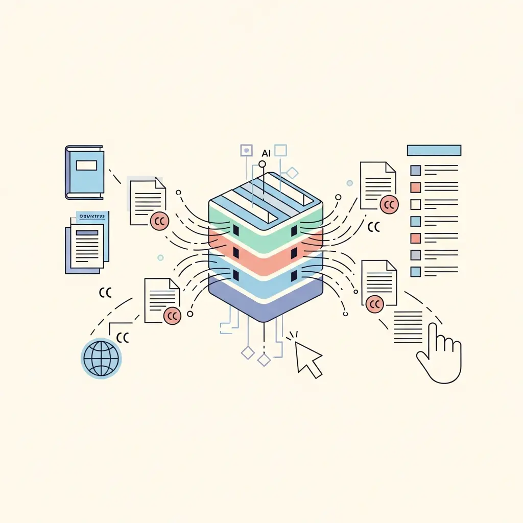 Representação visual da gestão automática de bibliografia através de inteligência artificial
