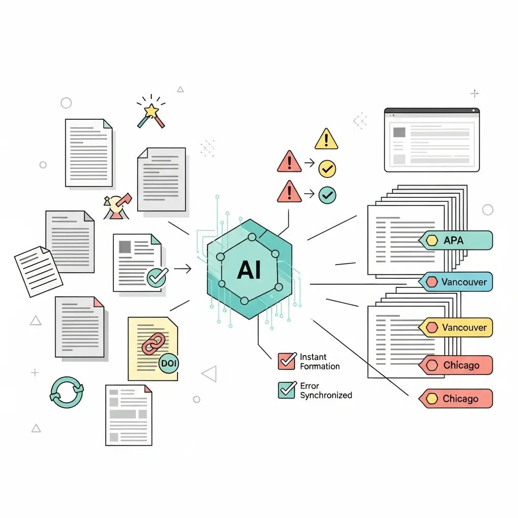 Fluxo de trabalho automatizado de gestão bibliográfica com diferentes estilos de citação