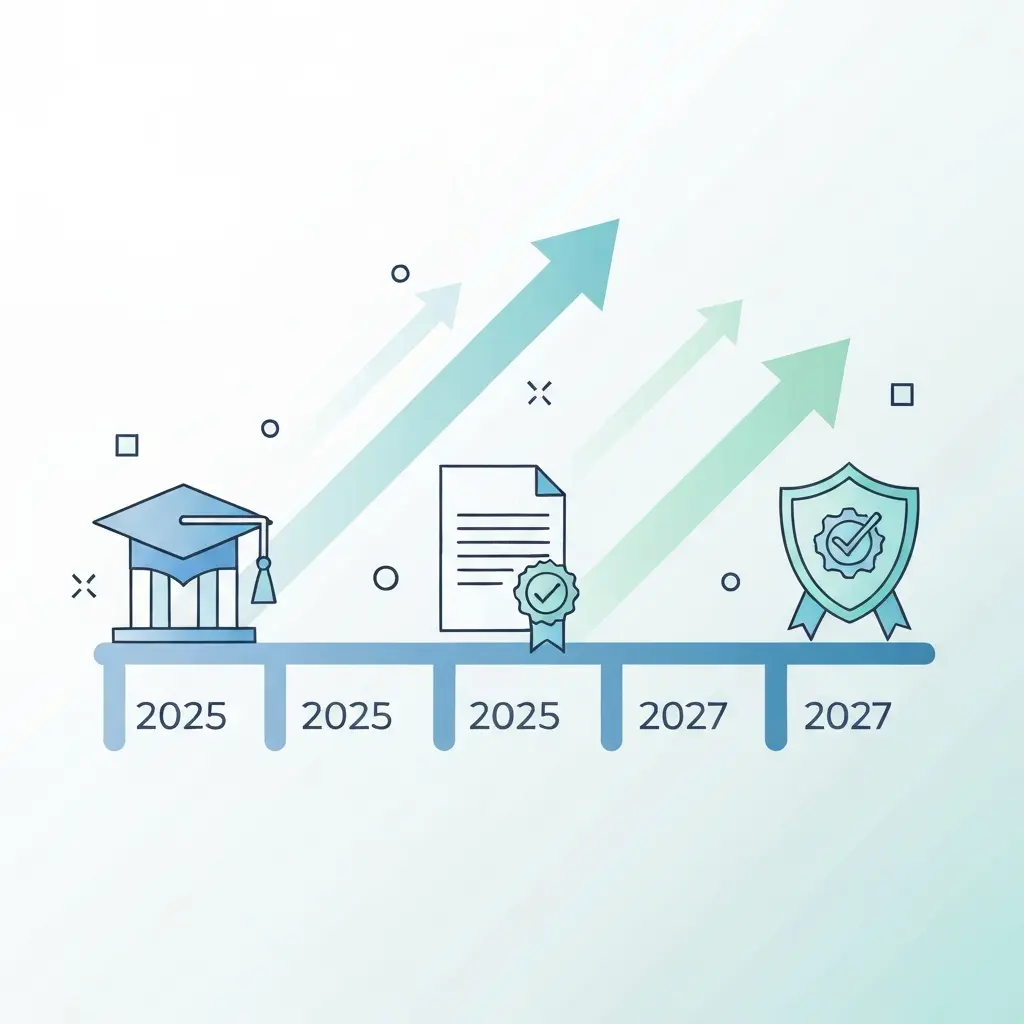 Evolução das políticas de transparência académica até 2027