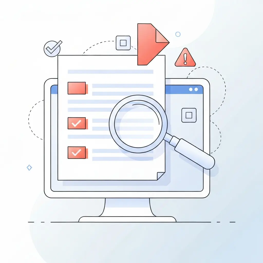 Ilustração mostrando como os algoritmos de deteção analisam textos académicos