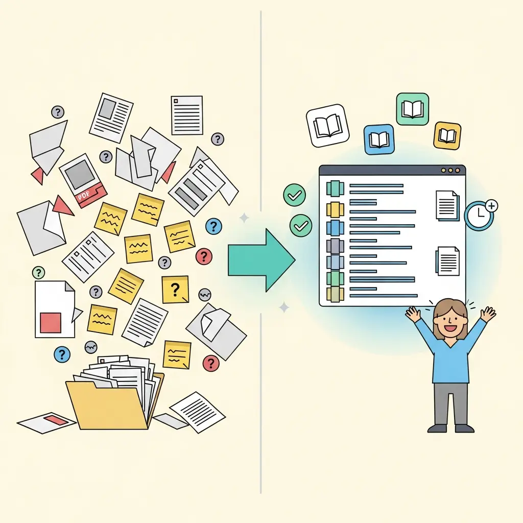 Antes e depois da organização bibliográfica — do caos à ordem com gestores de referências