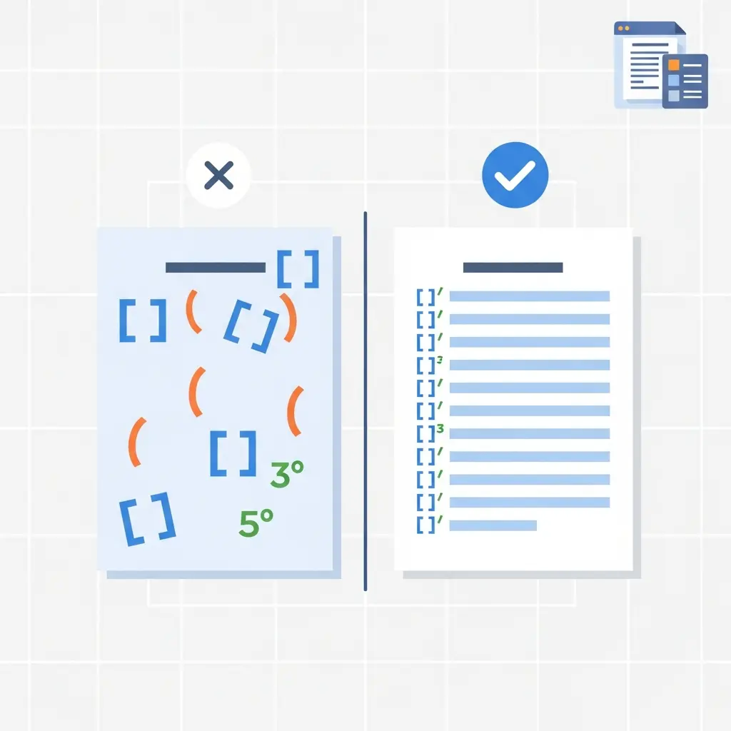 Comparação entre citações inconsistentes e consistentes