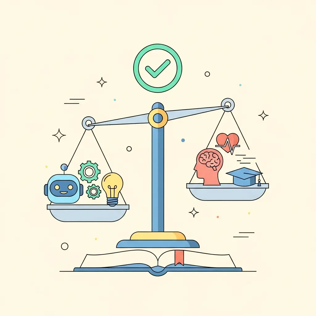 Equilíbrio ético entre assistência de IA e responsabilidade humana