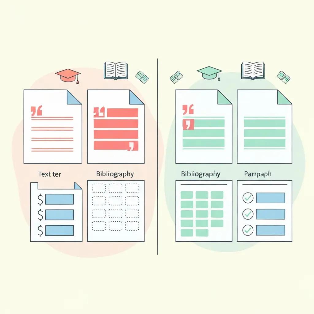 Ilustração do processo de fingerprinting em detectores de plágio: fragmentos de texto são comparados com bases de dados