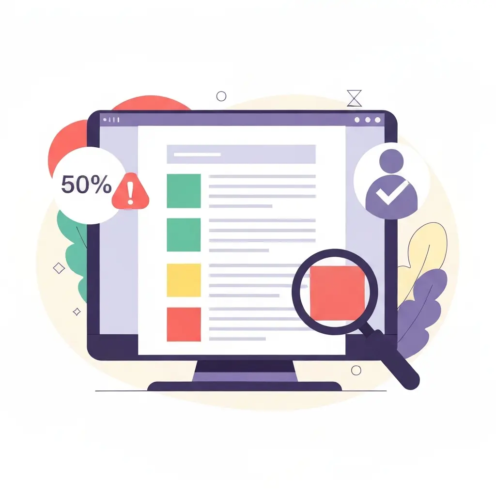 Análise de software de deteção de plágio mostrando importância da revisão manual