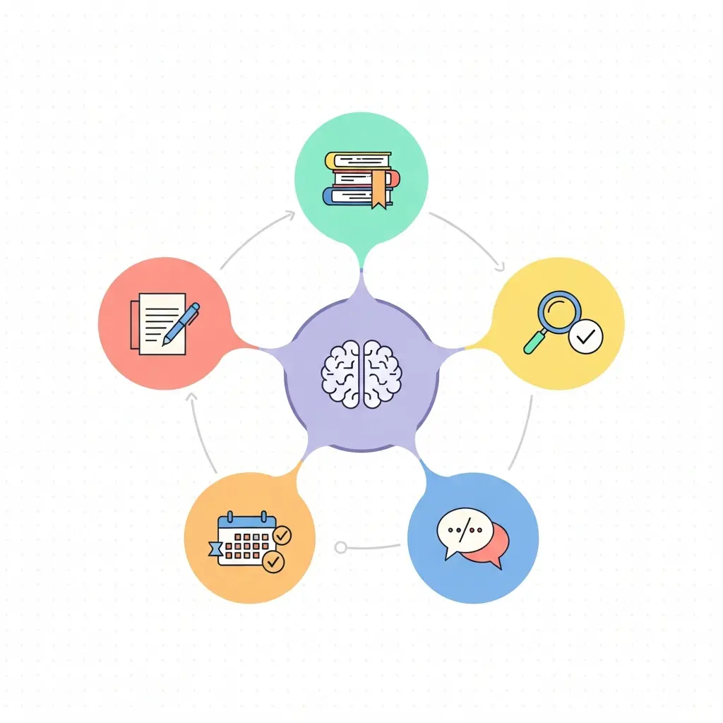 Fluxo de trabalho integrado para gestão de teses com IA