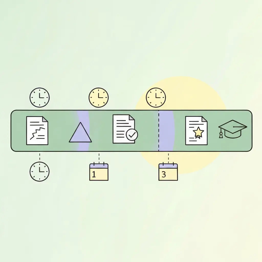 Cronograma ideal de verificação de plágio com três checkpoints antes da entrega