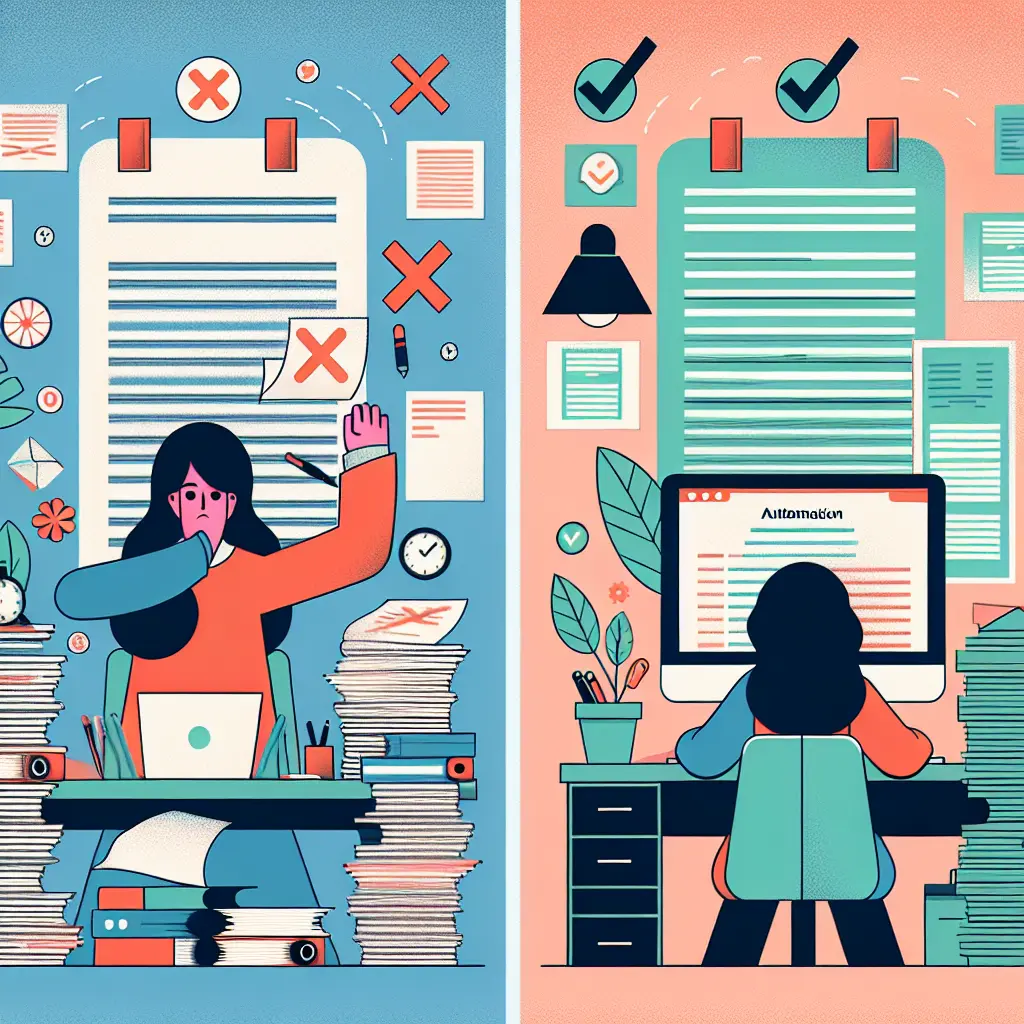 Comparação entre índice manual com erros e índice automático correto no Word
