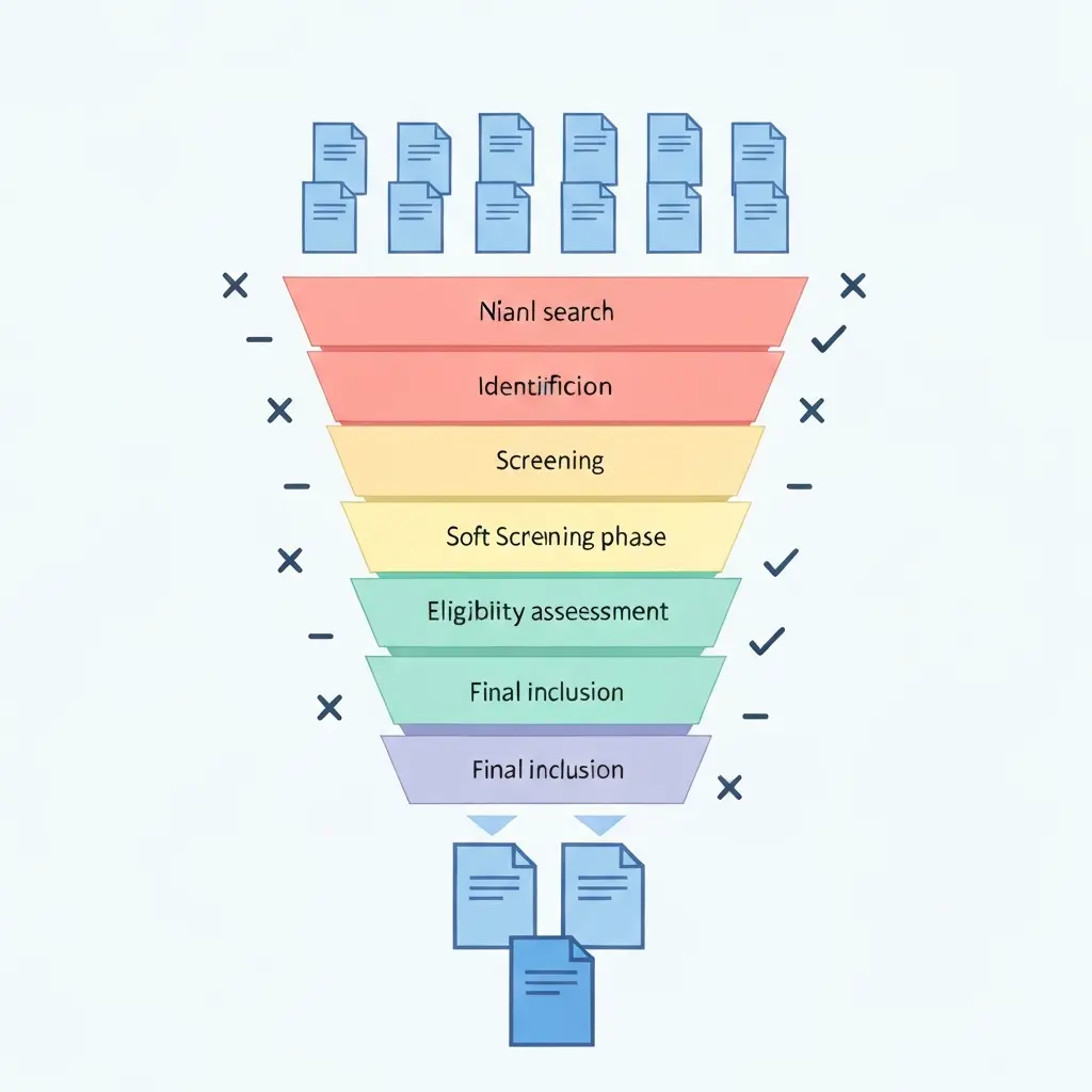 Fluxograma simplificado do processo de seleção de artigos inspirado na metodologia PRISMA