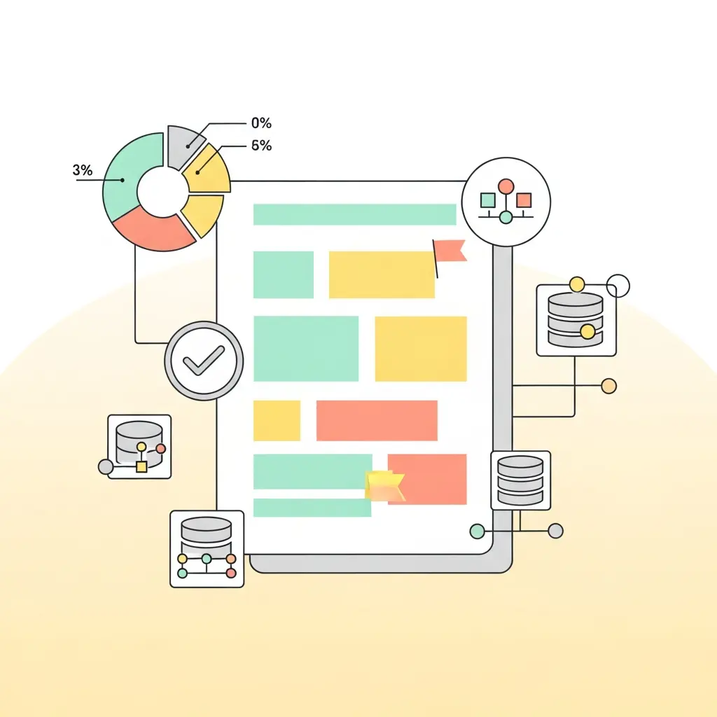 Representação visual de como funciona a análise de similaridade em documentos académicos