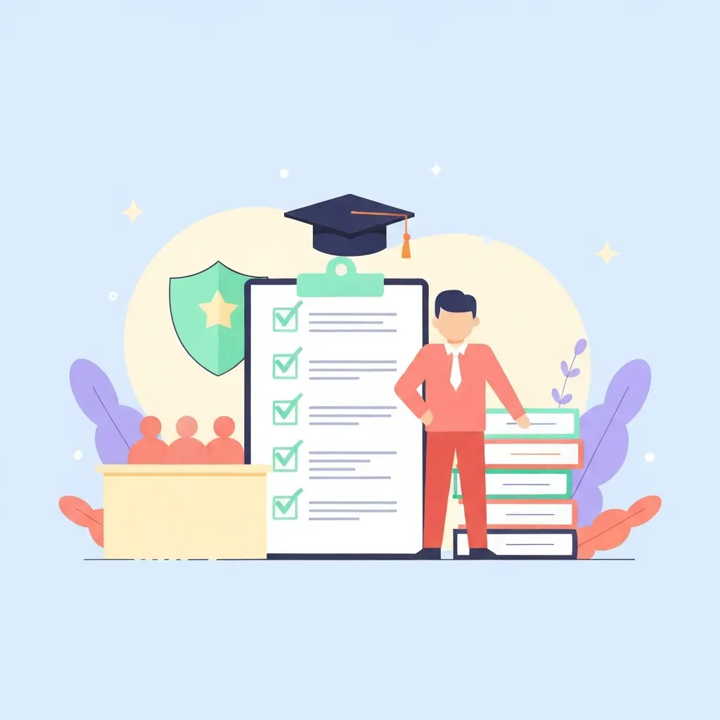 Ilustração de preparação bem-sucedida para defesa de tese em investigação qualitativa