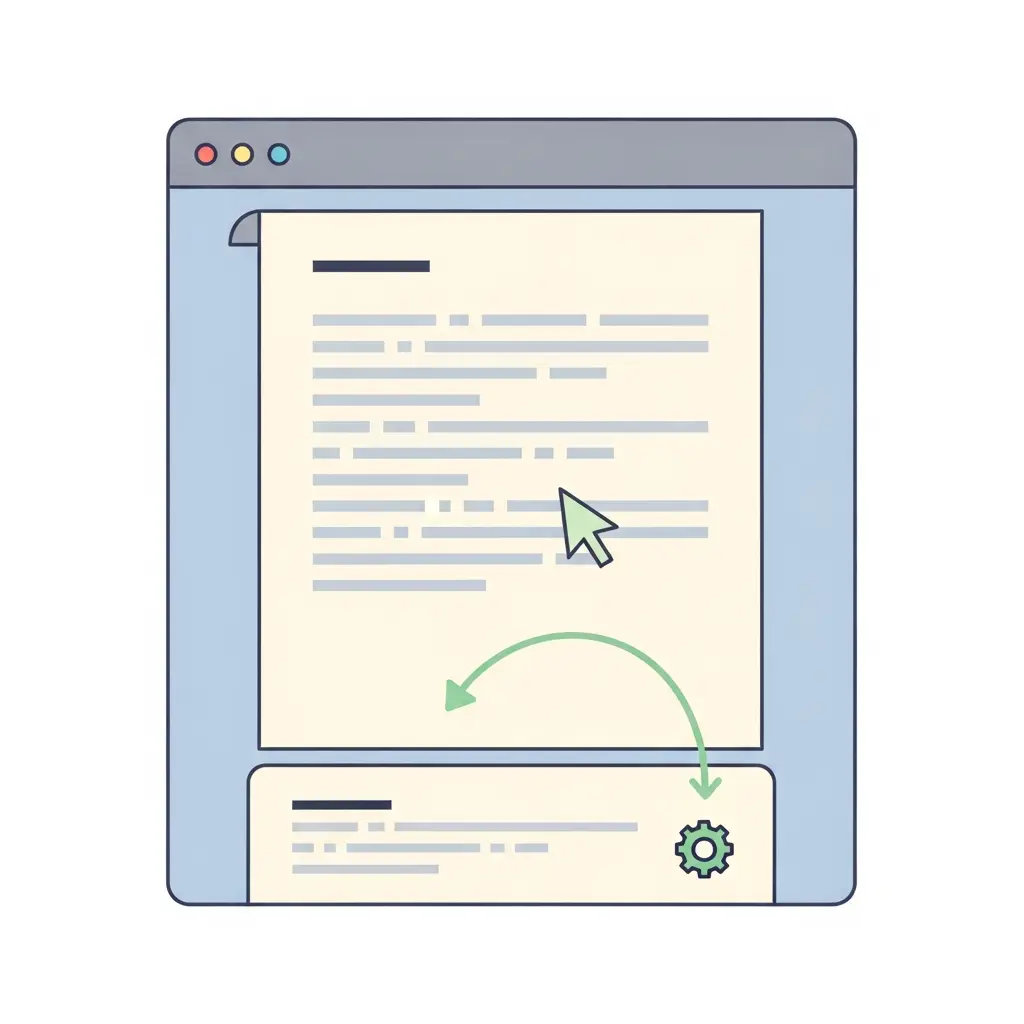 Ilustração mostrando inserção automática de notas de rodapé no Word