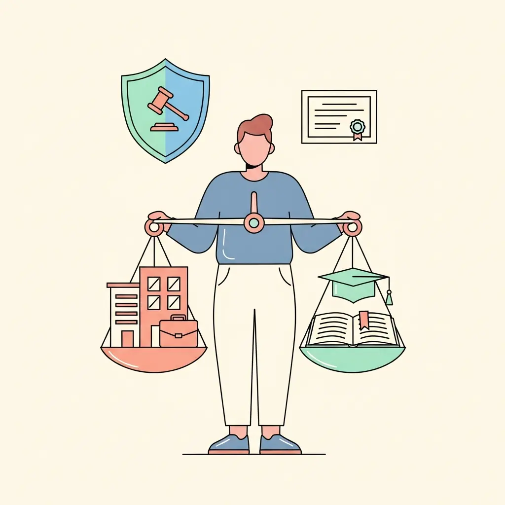 Equilíbrio entre trabalho e estudos com proteção legal do estatuto trabalhador-estudante