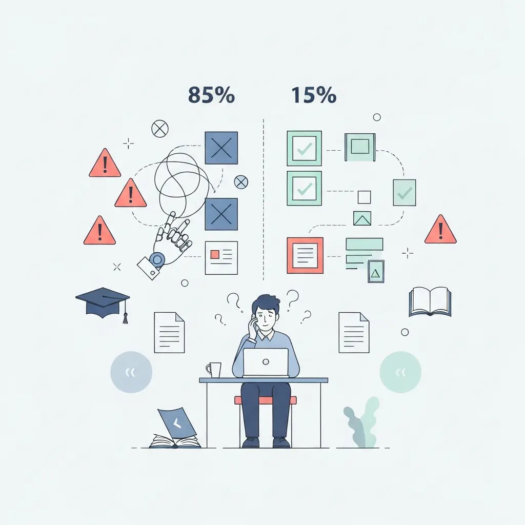 85% Não Usam IA na Tese Corretamente | Erros e Soluções