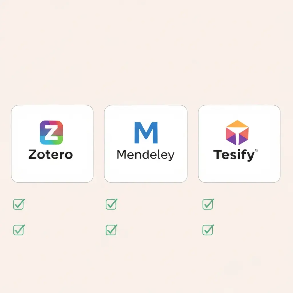 Zotero vs Mendeley vs Tesify: Qual o Melhor Gestor de Referências?