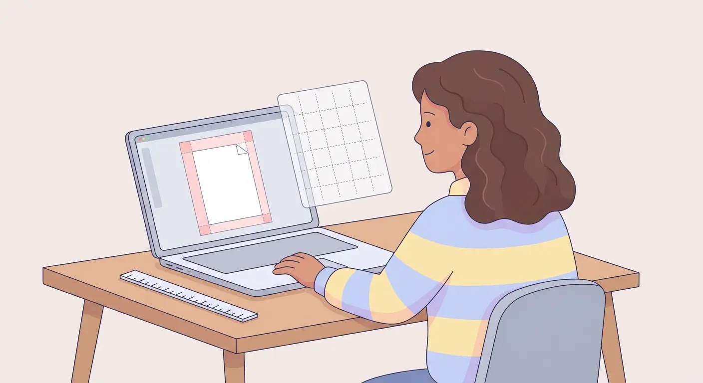 Estudante brasileiro ajustando margens do TCC no Word conforme NBR 14724 — guia visual de formatação ABNT