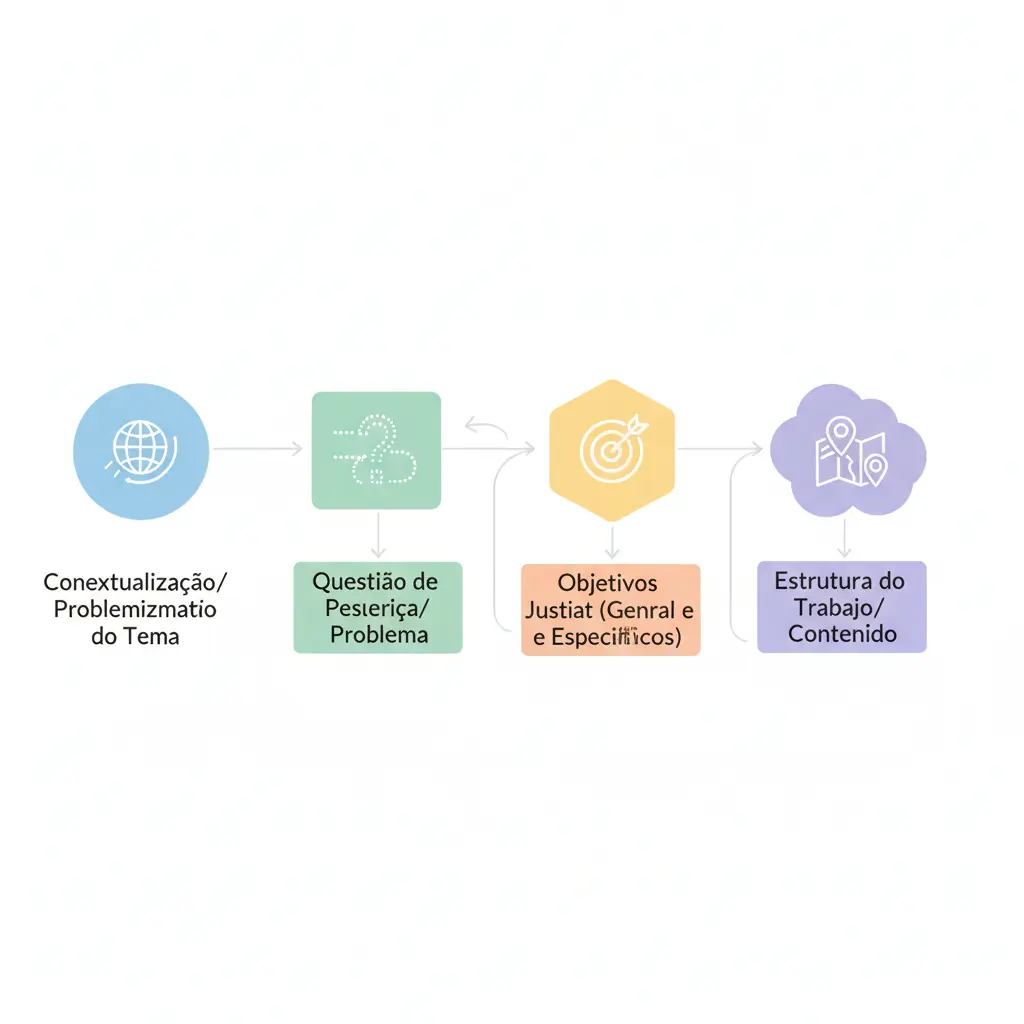 Estudante universitário brasileiro escrevendo TCC seguindo as normas ABNT com laptop e caderno aberto