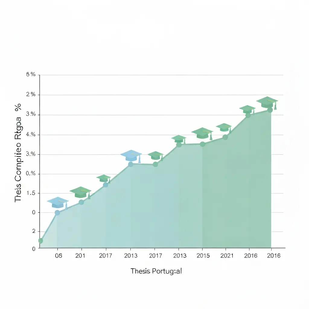 Taxa de Conclusão de Teses em Portugal: Estatísticas e Dados 2026