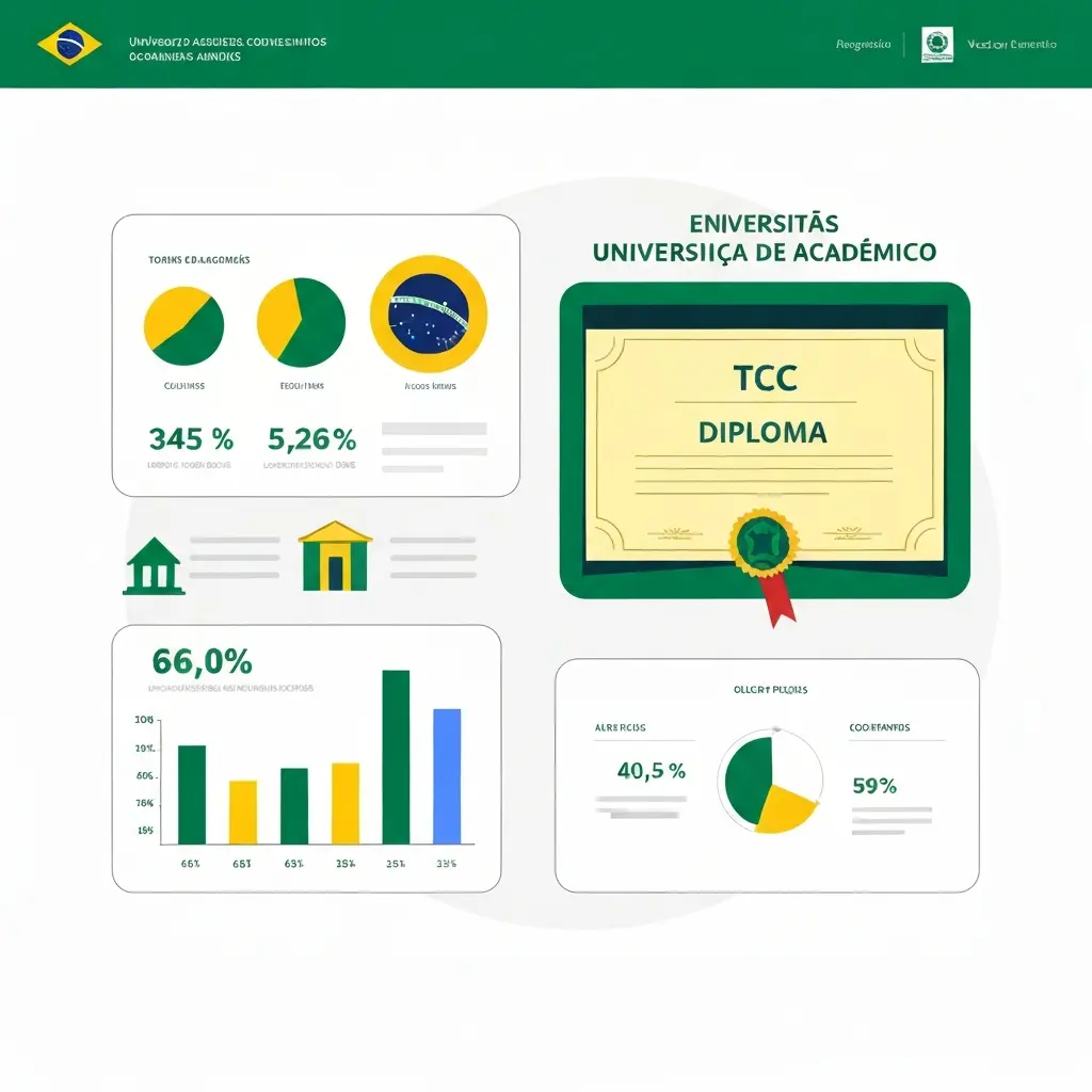 Estatísticas TCC Brasil: Dados das Universidades Brasileiras 2026