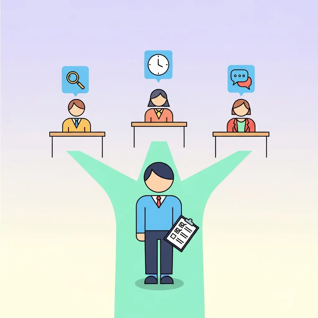 Estudante a avaliar critérios para escolher orientador de tese — guia estratégico 2025