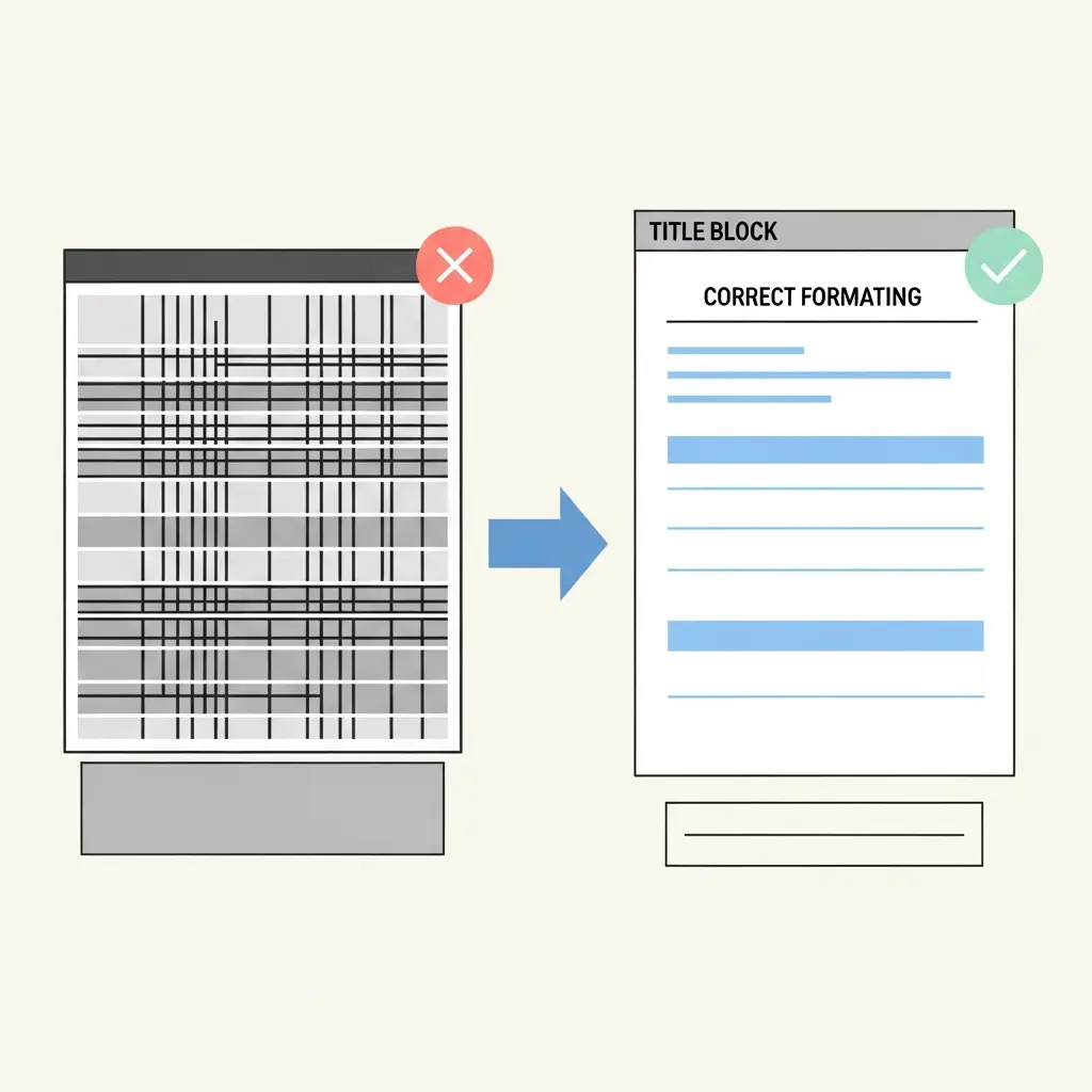 Comparação lado a lado entre formatação incorreta e correta de tabelas académicas segundo a norma APA 7.ª edição