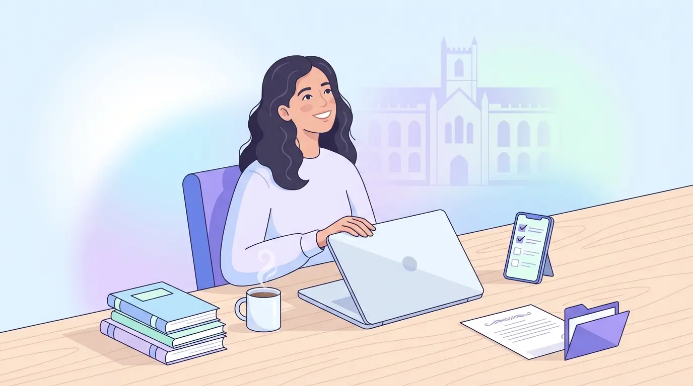 Estudante universitária aliviada com citações do TFC formatadas corretamente usando o método BEST