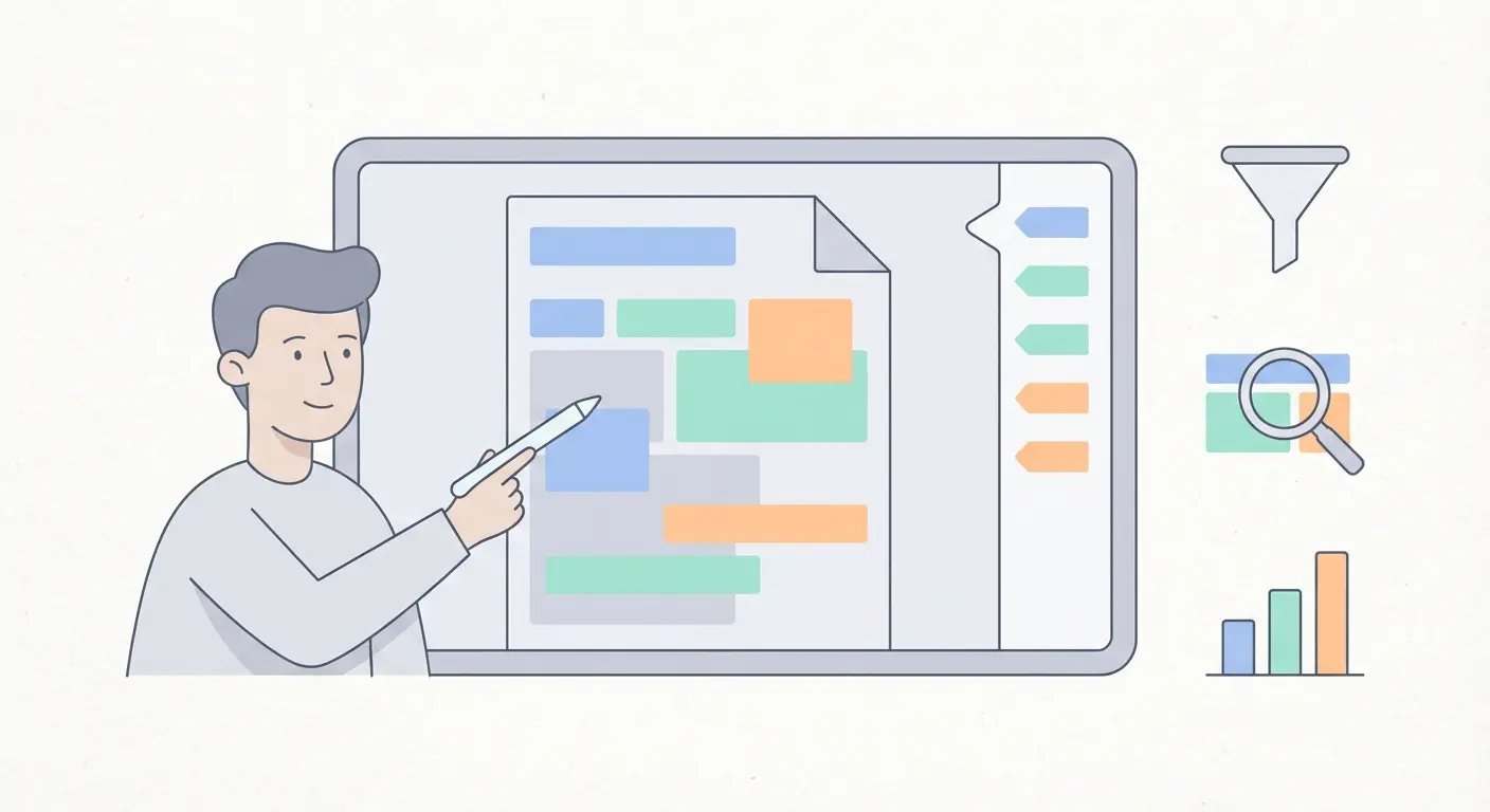 Guia visual para interpretar relatório de similaridade do Turnitin — filtros, blocos e análise contextual