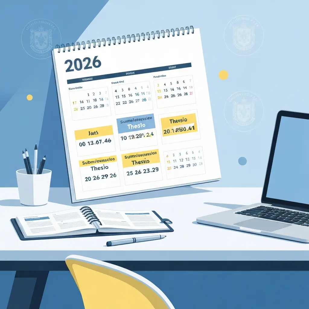 Calendário Académico 2026/2027: Datas-Chave de Entrega de Tese por Universidade