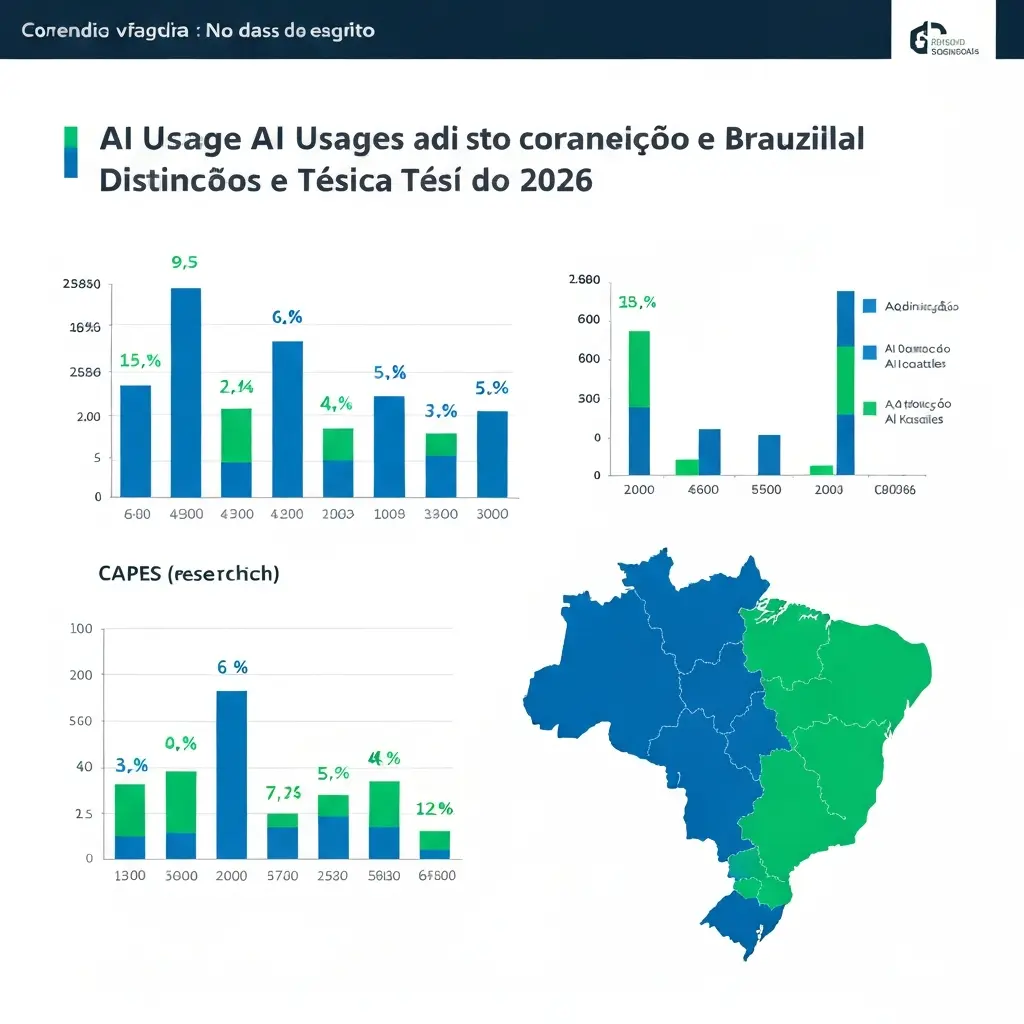 Estatísticas IA em Teses Brasileiras 2026: Pesquisa com 3.200 Pós-Graduandos