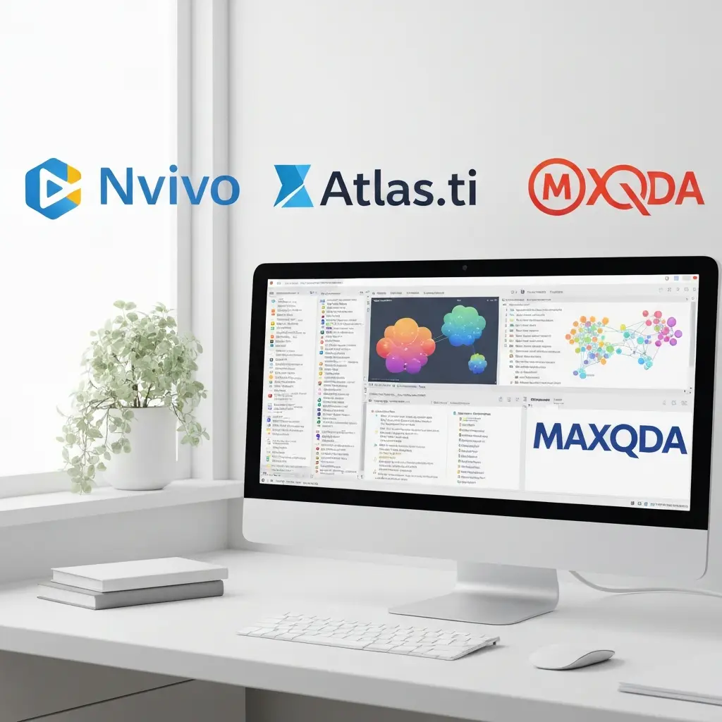 NVivo vs Atlas.ti vs MAXQDA 2026: Qual Escolher para a Tese Qualitativa?
