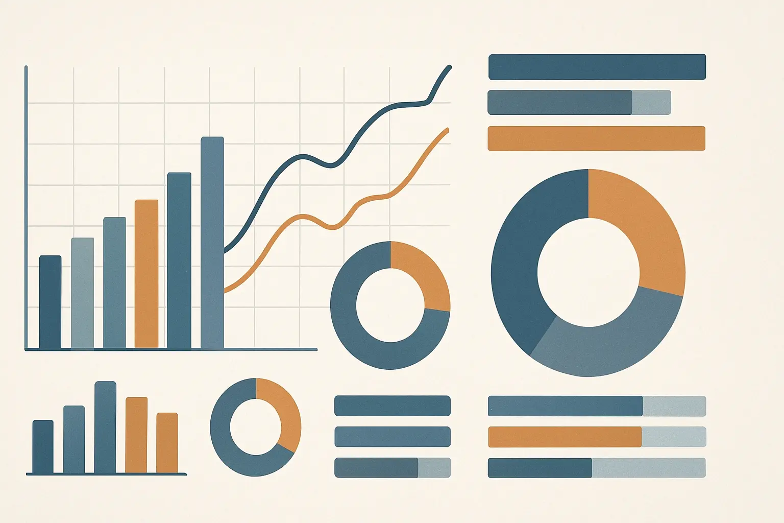 Visualização abstrata de dados estatísticos sobre admissões universitárias