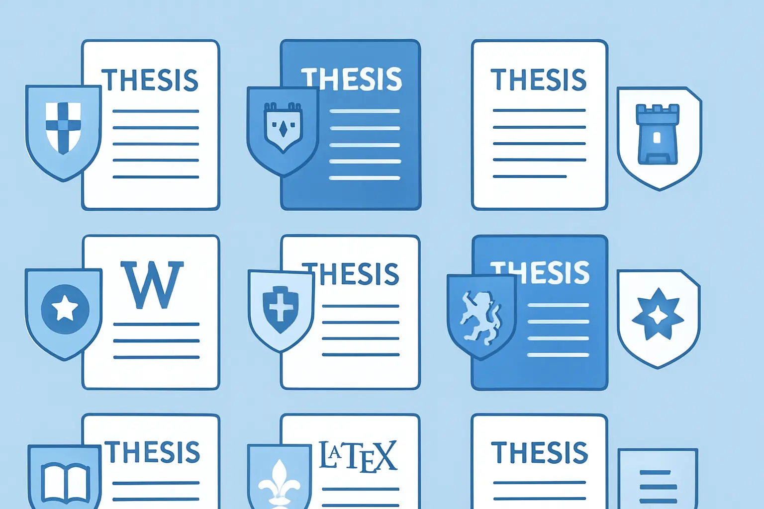 Diretório de Templates Oficiais de Tese das Universidades Portuguesas 2026 (Word + LaTeX)