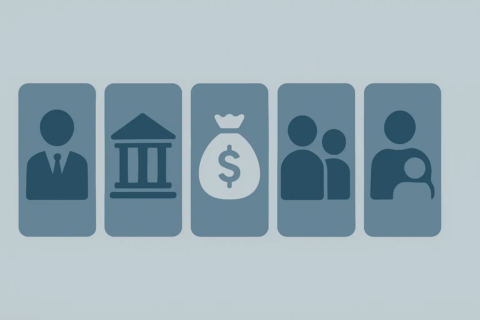 Ilustração da ordem recomendada dos agradecimentos da tese: orientador, instituição, financiamento, colegas e família