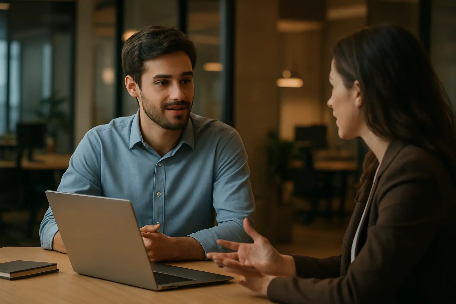 Estudante em estágio profissional numa empresa portuguesa a desenvolver o trabalho de projeto