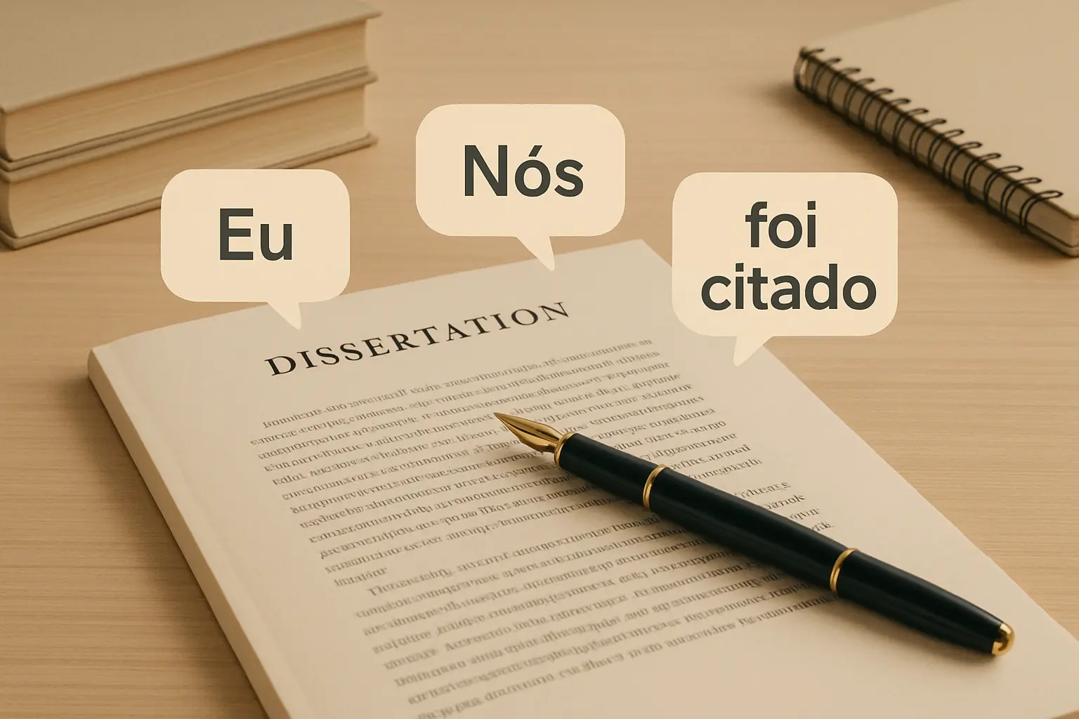 Posso Escrever a Tese na Primeira Pessoa? «Eu», «Nós» ou Voz Passiva (2026)