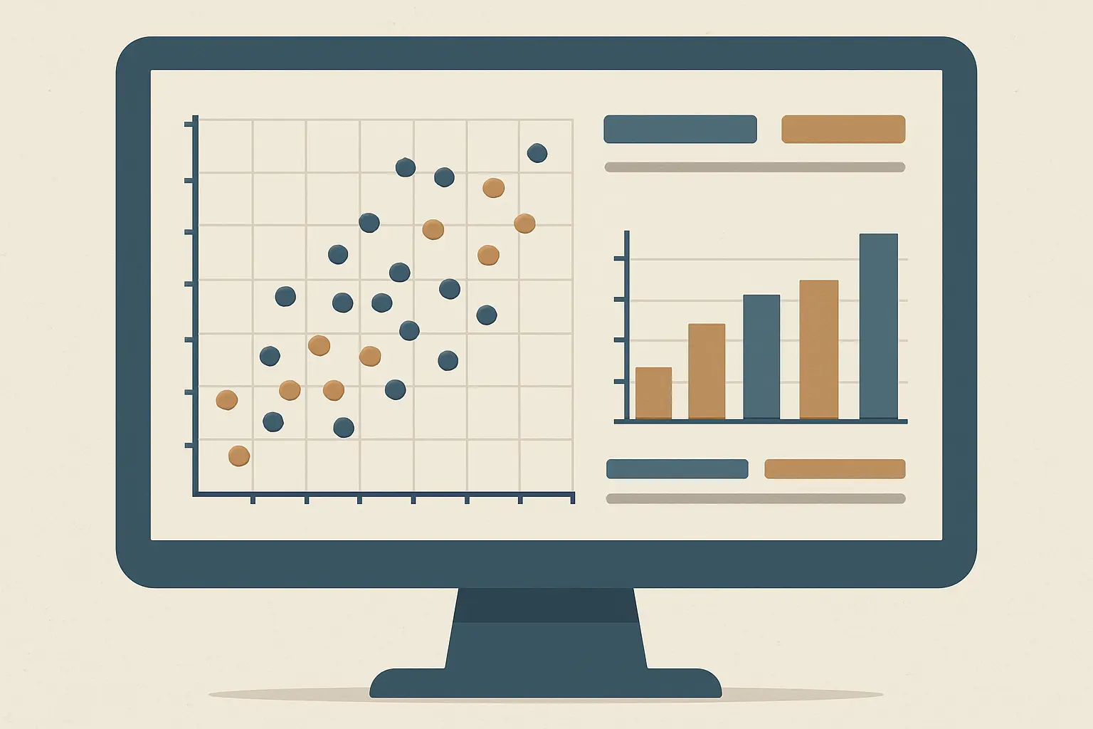Gráficos de dados científicos gerados com ferramentas como matplotlib