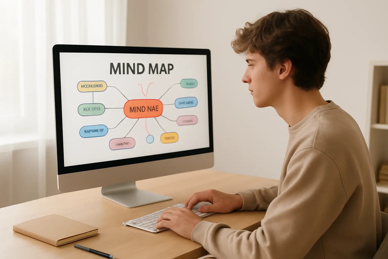 Melhores ferramentas de mapas mentais para planear a tese (2026)