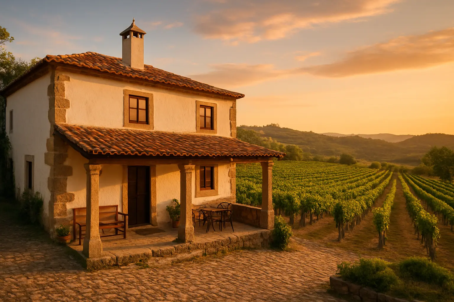 Casa de turismo rural em Portugal representando um segmento turístico distinto